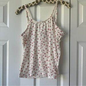 Sincerely Jules Floral Pointelle Tank Top